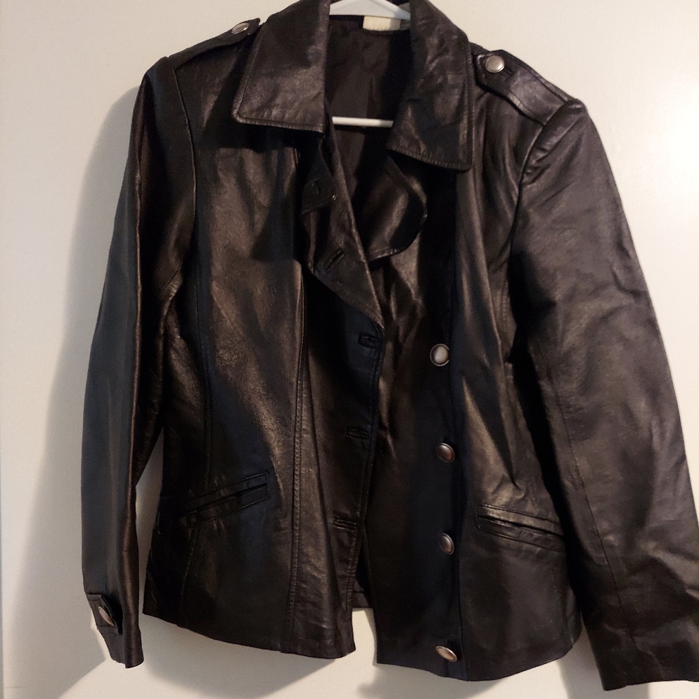 Leather Coat